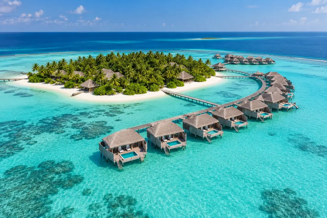 Maldives lagoon