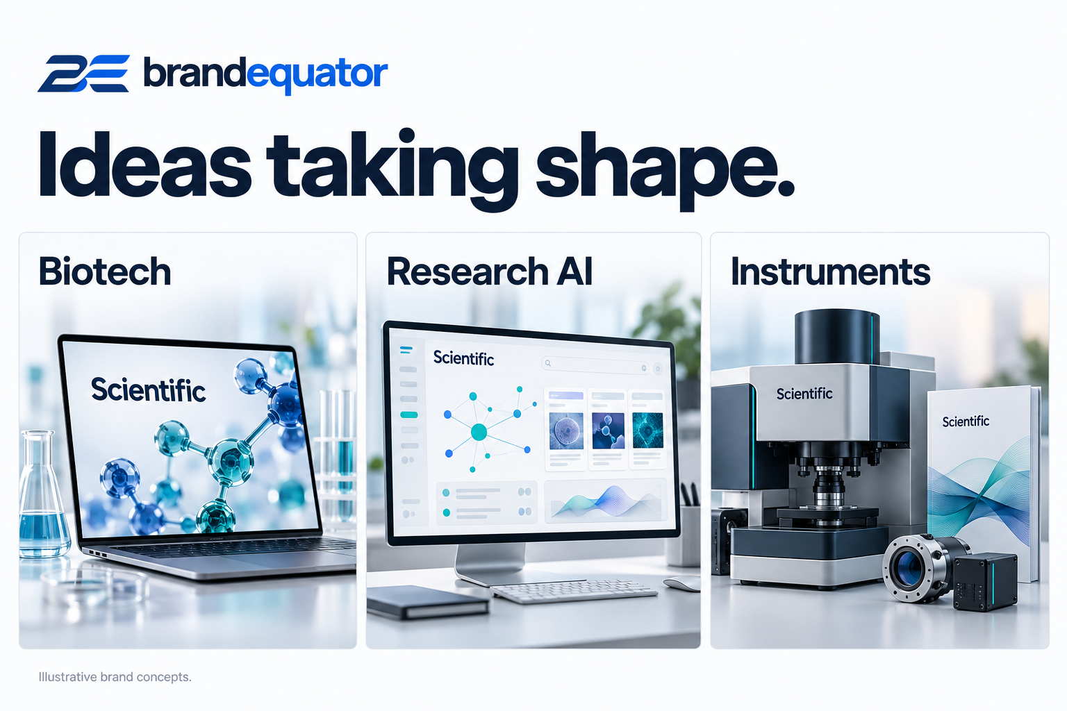 Scientific.com — illustrative brand concept 2